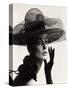 Tania Mallet in a Madame Paulette Stiffened Net Picture Hat, 1963-John French-Stretched Canvas