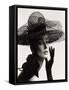 Tania Mallet in a Madame Paulette Stiffened Net Picture Hat, 1963-John French-Framed Stretched Canvas