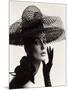 Tania Mallet in a Madame Paulette Stiffened Net Picture Hat, 1963-John French-Mounted Giclee Print