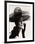 Tania Mallet in a Madame Paulette Stiffened Net Picture Hat, 1963-John French-Framed Giclee Print