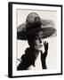 Tania Mallet in a Madame Paulette Stiffened Net Picture Hat, 1963-John French-Framed Giclee Print