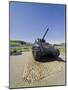 Tank Commemorating D-Day Rehearsals, Slapton Sands, Slapton Ley, South Hams, Devon, England-David Hughes-Mounted Photographic Print