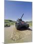 Tank Commemorating D-Day Rehearsals, Slapton Sands, Slapton Ley, South Hams, Devon, England-David Hughes-Mounted Photographic Print
