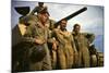 Tank Crew Leaning on M-4 Tank, Ft. Knox, Ky.-null-Mounted Photographic Print