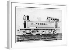 Tank Engine, Steam Locomotive Built by Kerr, Stuart and Co, Early 20th Century-Raphael Tuck-Framed Giclee Print