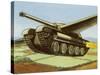 Tank Equipped with Retractable Wings-null-Stretched Canvas