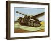 Tank Equipped with Retractable Wings-null-Framed Art Print