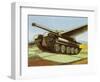 Tank Equipped with Retractable Wings-null-Framed Art Print