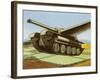 Tank Equipped with Retractable Wings-null-Framed Art Print