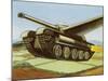 Tank Equipped with Retractable Wings-null-Mounted Art Print