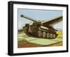 Tank Equipped with Retractable Wings-null-Framed Art Print