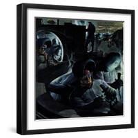 "Tank Factory," November 20, 1943-Robert Riggs-Framed Giclee Print