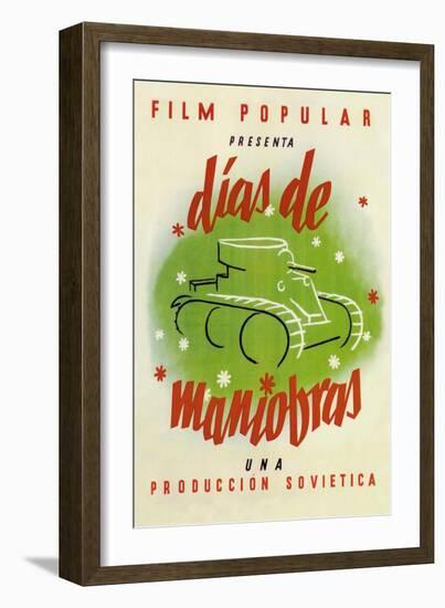 Tank Film-null-Framed Art Print