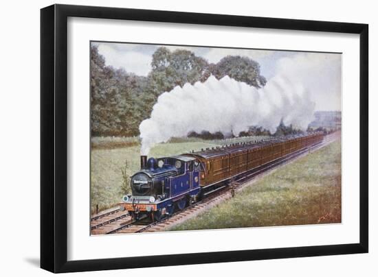 Tank Locomotive Pulling a Great Eastern Railway Train-null-Framed Giclee Print