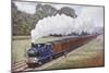 Tank Locomotive Pulling a Great Eastern Railway Train-null-Mounted Giclee Print