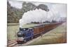 Tank Locomotive Pulling a Great Eastern Railway Train-null-Mounted Giclee Print