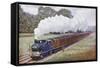 Tank Locomotive Pulling a Great Eastern Railway Train-null-Framed Stretched Canvas