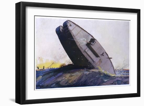 Tank on Rough Ground-Graham Simmons-Framed Art Print