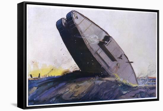 Tank on Rough Ground-Graham Simmons-Framed Stretched Canvas