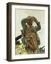 "Tank Patrol," November 6, 1943-Mead Schaeffer-Framed Giclee Print