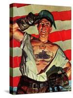 "Tank Tattoo," November 8, 1941-Howard Scott-Stretched Canvas
