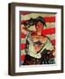 "Tank Tattoo," November 8, 1941-Howard Scott-Framed Giclee Print