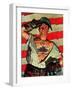 "Tank Tattoo," November 8, 1941-Howard Scott-Framed Giclee Print