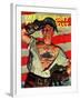 "Tank Tattoo," Saturday Evening Post Cover, November 8, 1941-Howard Scott-Framed Giclee Print