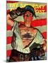 "Tank Tattoo," Saturday Evening Post Cover, November 8, 1941-Howard Scott-Mounted Giclee Print