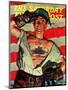 "Tank Tattoo," Saturday Evening Post Cover, November 8, 1941-Howard Scott-Mounted Giclee Print