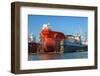 Tanker in Dry Dock-Nightman1965-Framed Photographic Print