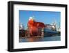 Tanker in Dry Dock-Nightman1965-Framed Photographic Print