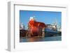 Tanker in Dry Dock-Nightman1965-Framed Photographic Print