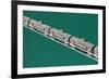 Tanker Railroad Cars-null-Framed Art Print