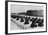 Tanks and Soldiers in Tiananmen Square-null-Framed Photographic Print