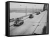 Tanks Cross Nijmegen Bridge-null-Framed Stretched Canvas