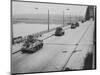 Tanks Cross Nijmegen Bridge-null-Mounted Photographic Print