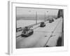 Tanks Cross Nijmegen Bridge-null-Framed Photographic Print