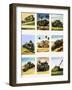 Tanks from the First and Second World Wars-Dan Escott-Framed Giclee Print