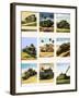 Tanks from the First and Second World Wars-Dan Escott-Framed Giclee Print