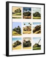 Tanks from the First and Second World Wars-Dan Escott-Framed Giclee Print