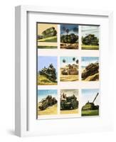 Tanks from the First and Second World Wars-Dan Escott-Framed Giclee Print