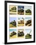 Tanks from the First and Second World Wars-Dan Escott-Framed Giclee Print