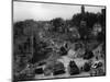 Tanks of the U.S. 7th Army Rumble Through Nuremberg-null-Mounted Photographic Print