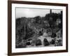 Tanks of the U.S. 7th Army Rumble Through Nuremberg-null-Framed Photographic Print