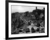 Tanks of the U.S. 7th Army Rumble Through Nuremberg-null-Framed Photographic Print