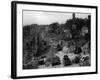 Tanks of the U.S. 7th Army Rumble Through Nuremberg-null-Framed Photographic Print
