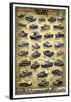 Tanks of WWII-null-Framed Premium Giclee Print