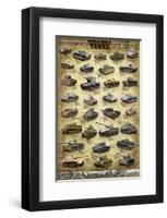 Tanks of WWII-null-Framed Art Print