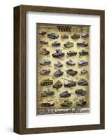 Tanks of WWII-null-Framed Art Print